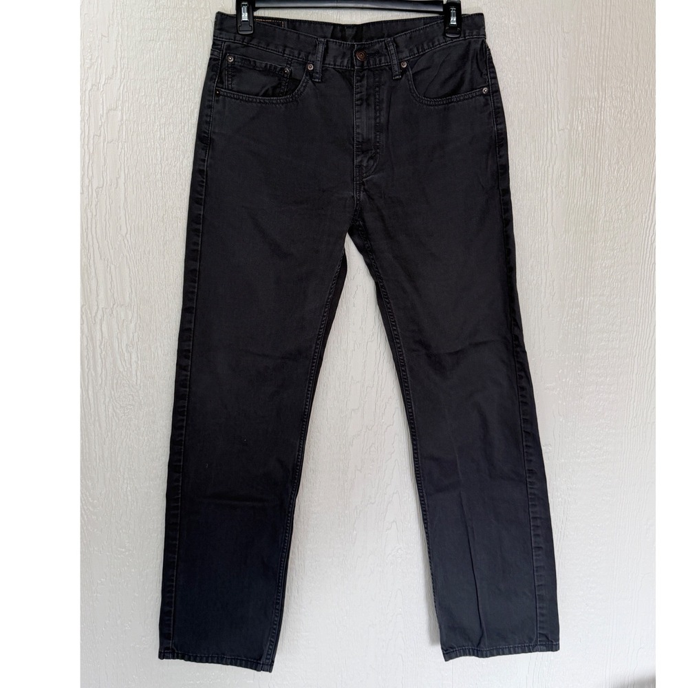 Levis 505 Regular Fit Straight Leg Jeans Charcoal gray  Mens34x34